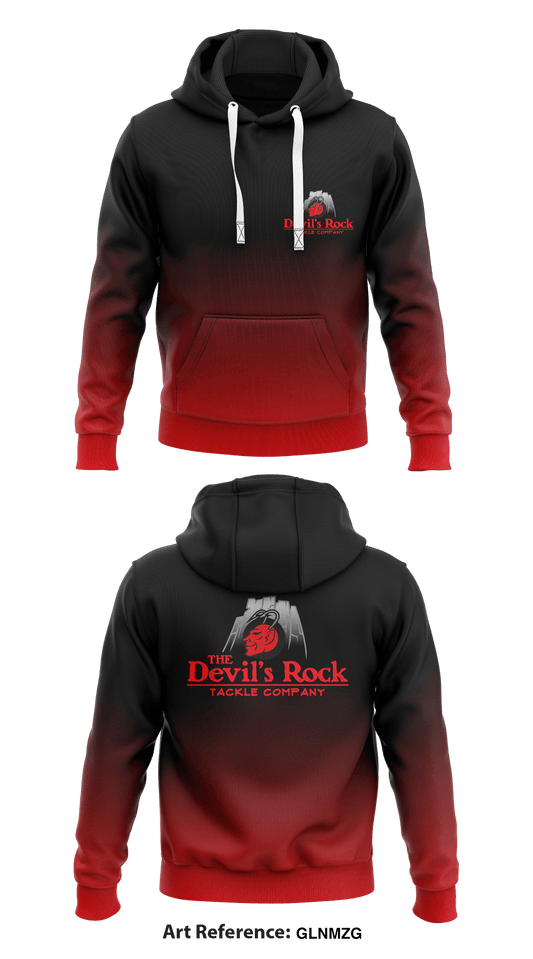 The Devil's Rock Tackle Company Store 1  Core Men's Hooded Performance Sweatshirt - gLnMzg