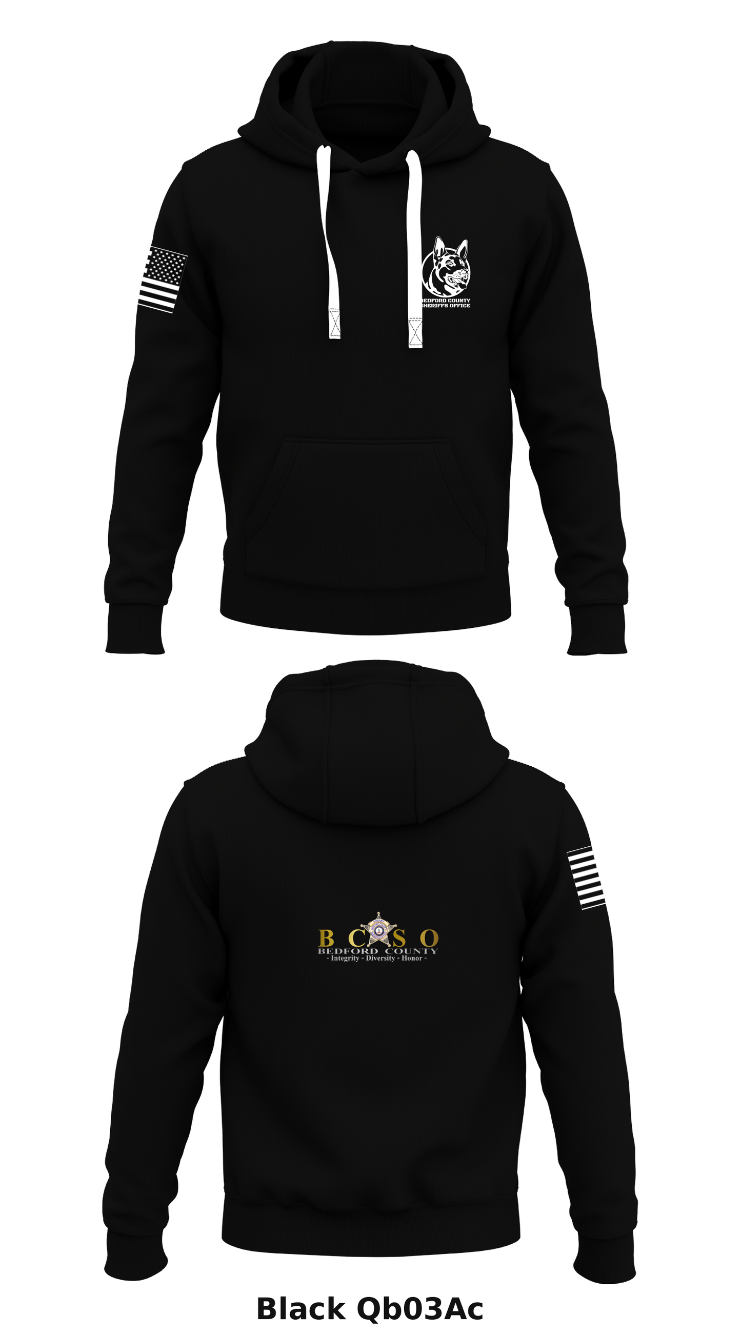 Bedford County Sheriffs Office  Store 1  Core Men's Hooded Performance Sweatshirt - Qb03Ac