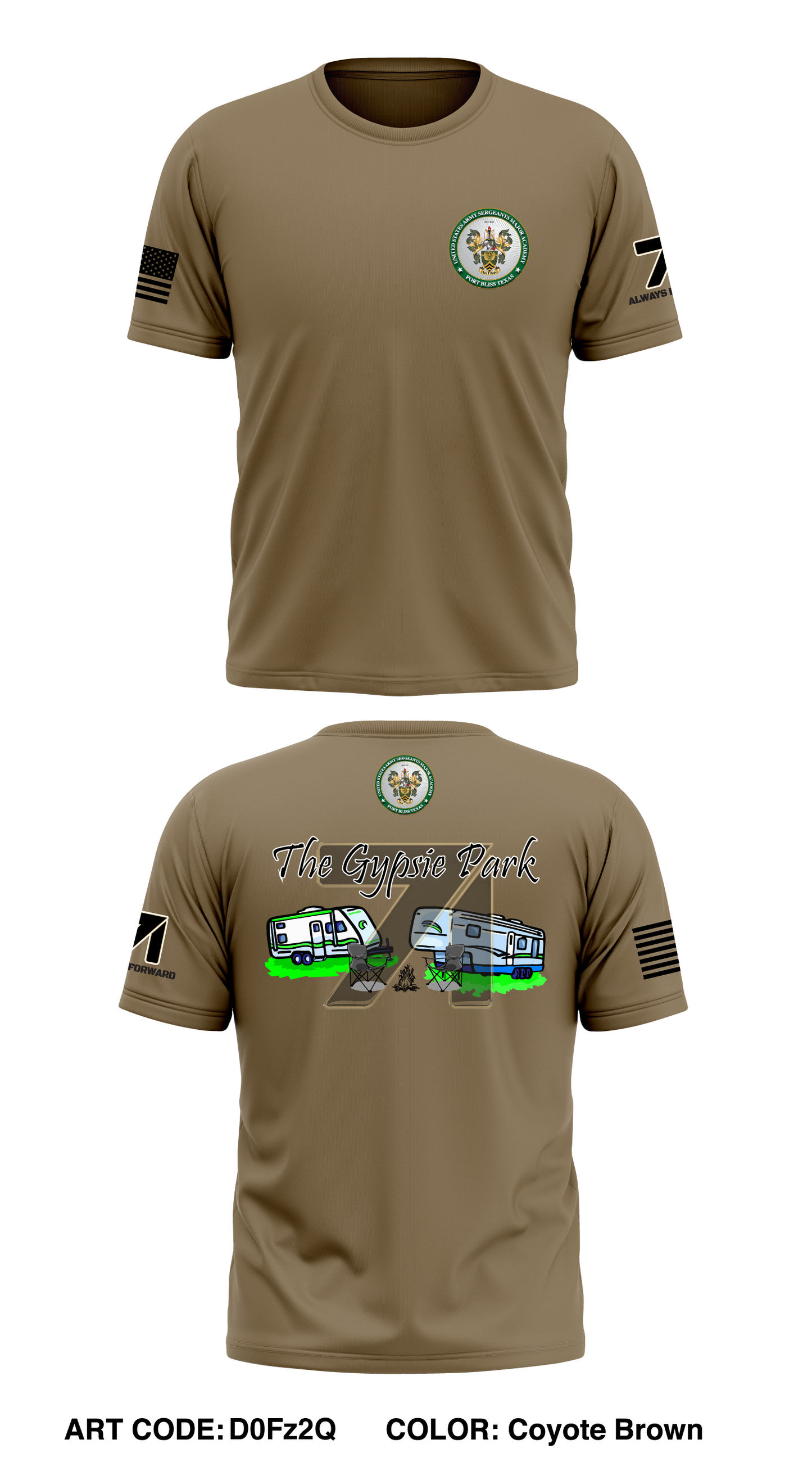 NCOLCoE SMC Class 71 Store 1 Core Men's SS Performance Tee - D0Fz2Q