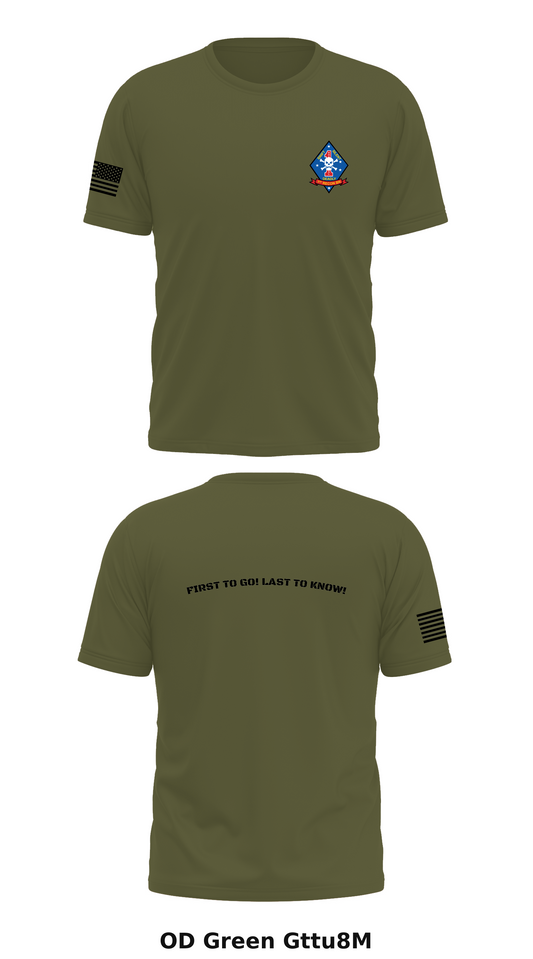 1st Marine Recon Store 1 Core Men's SS Performance Tee - Gttu8M