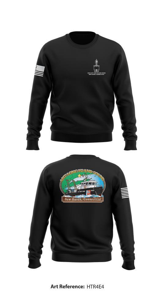 USCG ANT Long Island Sound Store 1 Core Men's Crewneck Performance Sweatshirt - htR4e4