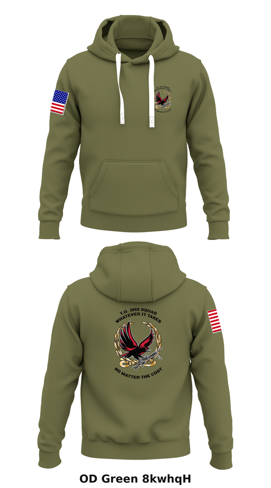 952nd QM T.O. 3rd Squad  Store 1  Core Men's Hooded Performance Sweatshirt - 8kwhqH