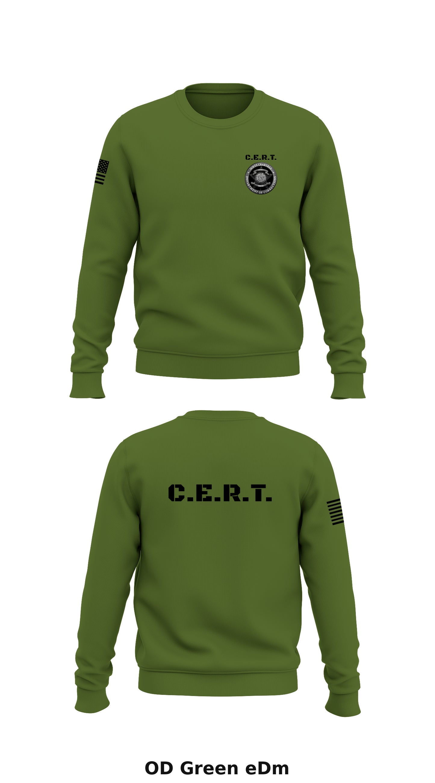 C.E.R.T. Store 1 Core Men's Crewneck Performance Sweatshirt - eDm