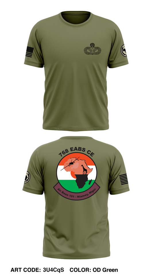 768th EABS CE Store 1 Core Men's SS Performance Tee - 3U4CqS