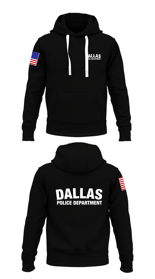 Dallas Police Department Store 1  Core Men's Hooded Performance Sweatshirt - 40964345657