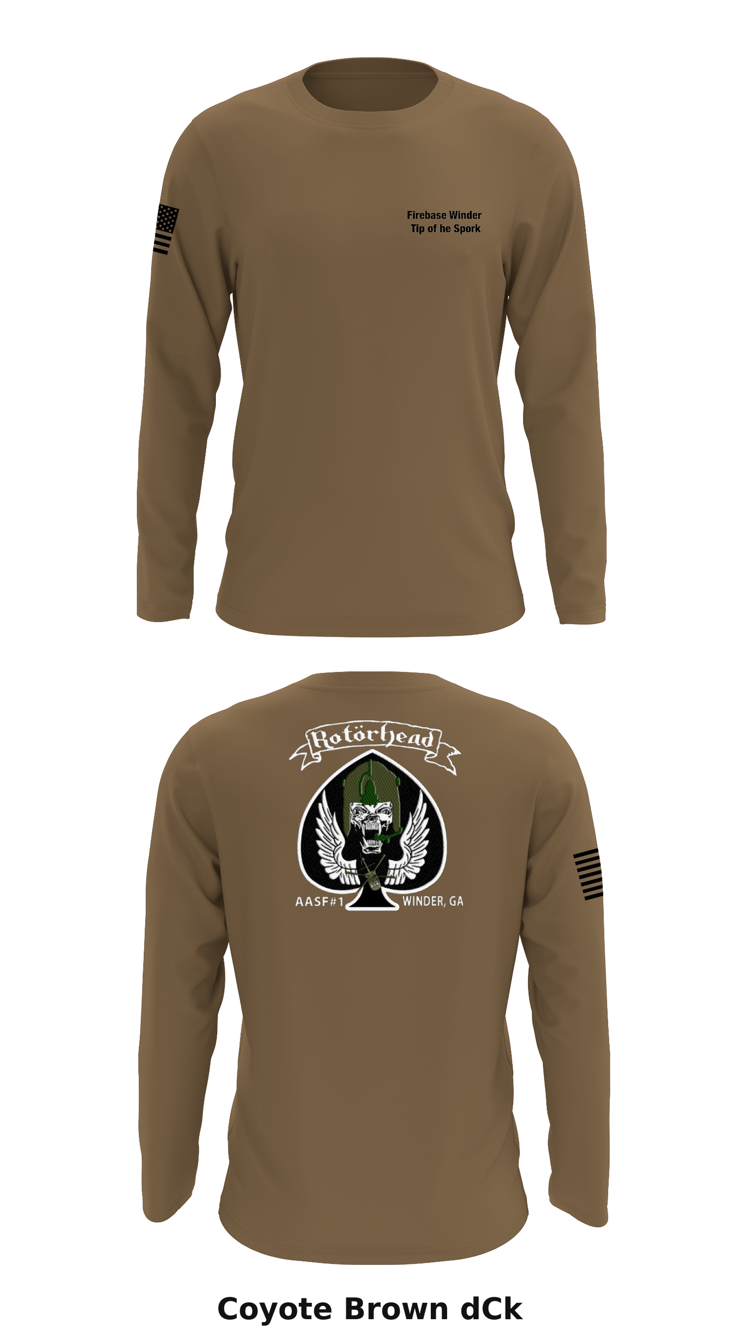 AASF #1 Store 1 Core Men's LS Performance Tee - dCk