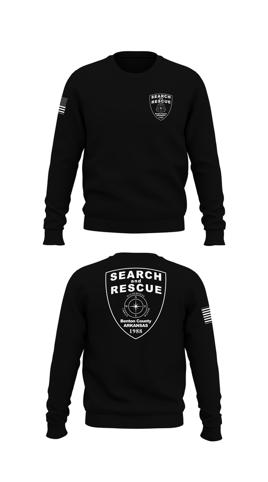 Benton County Search and Rescue Store 1 Core Men's Crewneck Performance Sweatshirt - 42214332216