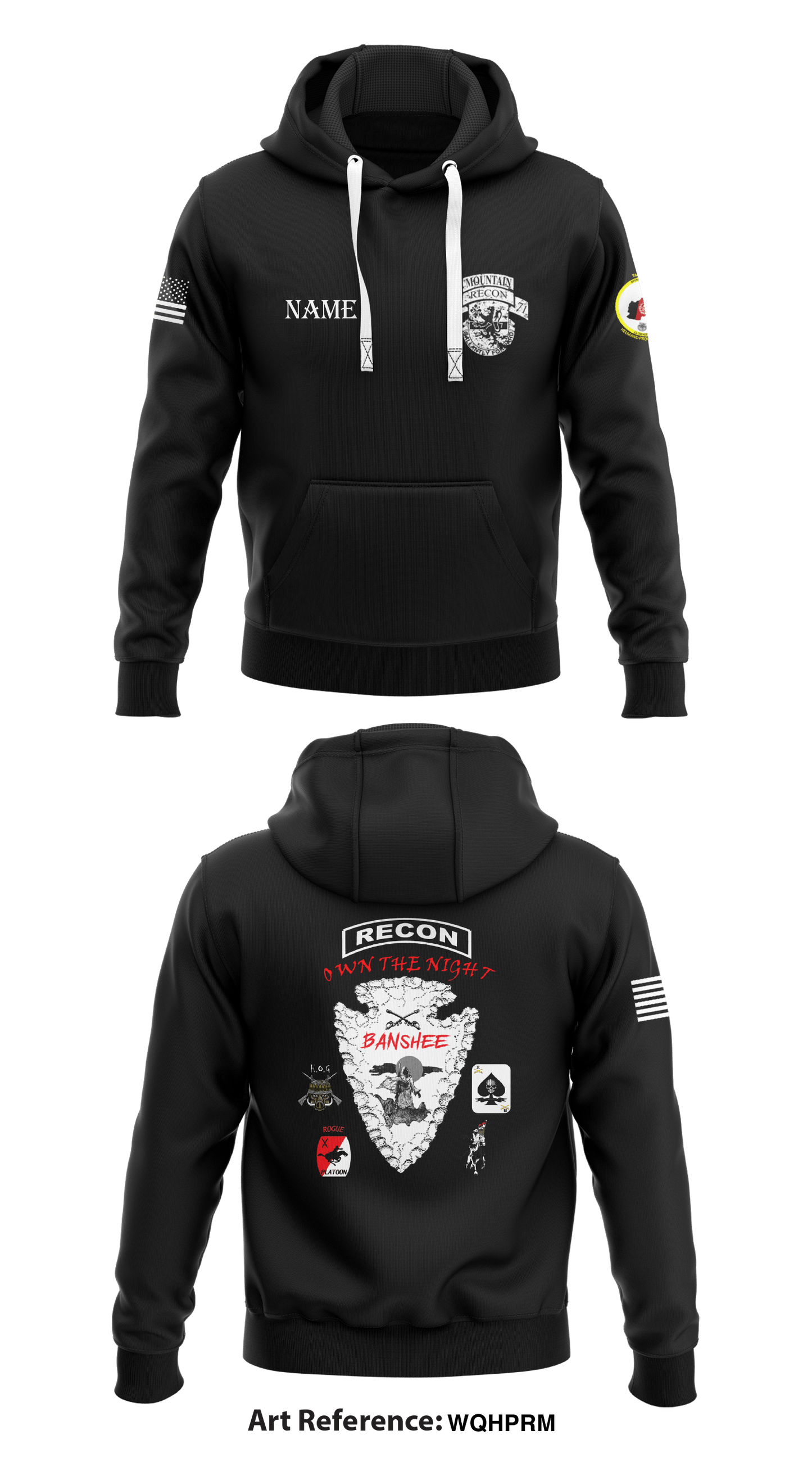 Banshee Troop, 3-71 Cavalry Store 1  Core Men's Hooded Performance Sweatshirt - WQHprM