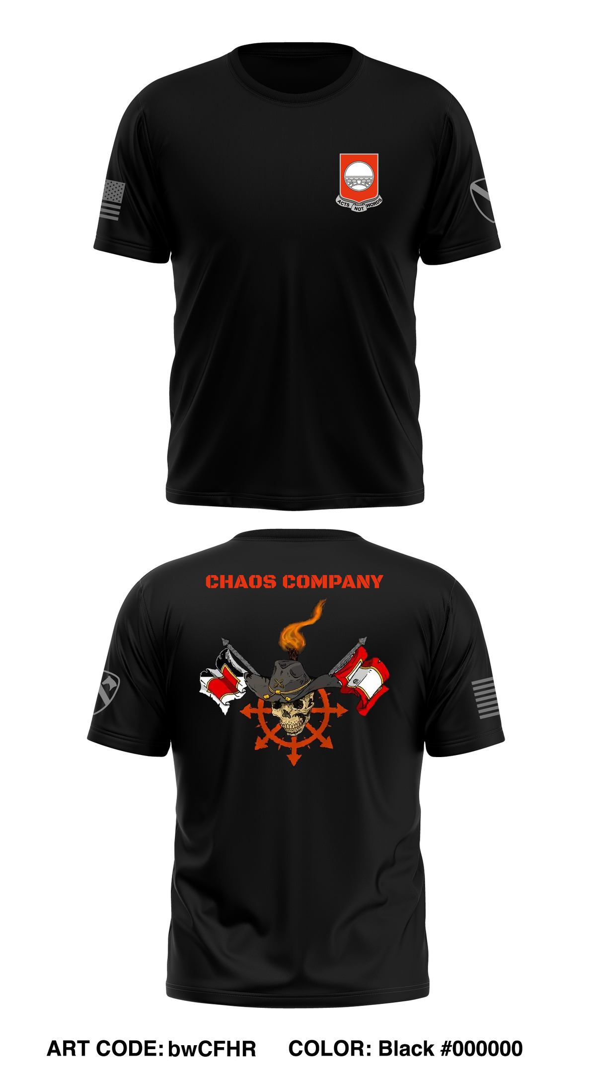 C Co, 91st BEB, 1ABCT, 1CD Store 1 Core Men's SS Performance Tee - bwCFHR