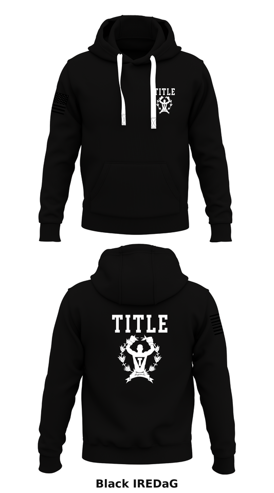 Title Boxing Club Store 1  Core Men's Hooded Performance Sweatshirt - IREDaG