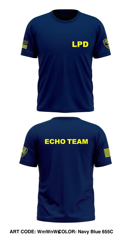 LPD ECHO TEAM Store 1 Core Men's SS Performance Tee - WmWnWs