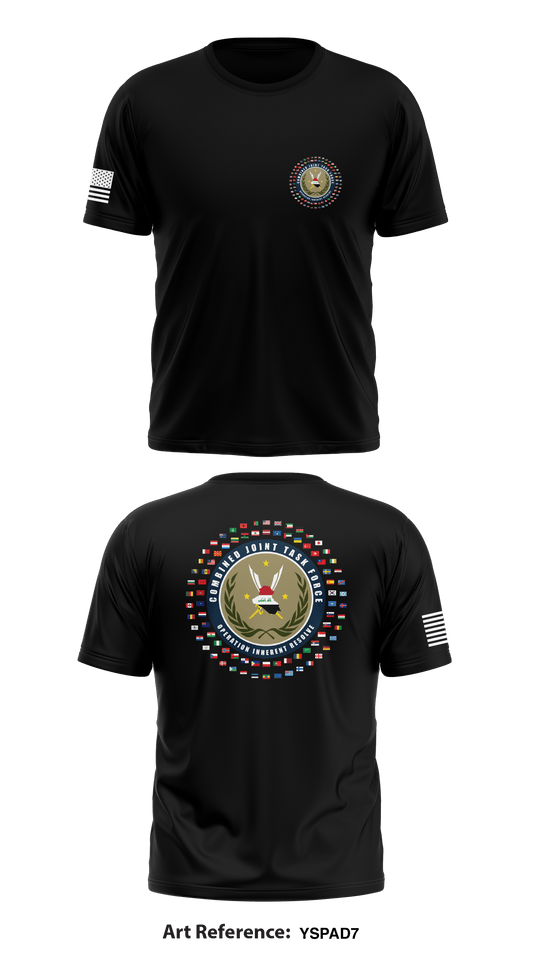 Combined Joint Task Force-Operation Inherent Resolve Store 1 Core Men's SS Performance Tee - Yspad7