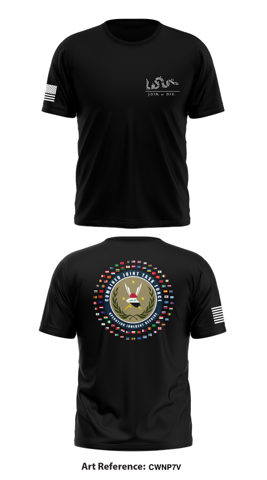 Combined Joint Task Force-Operation Inherent Resolve Store 1 Core Men's SS Performance Tee - cWnp7v