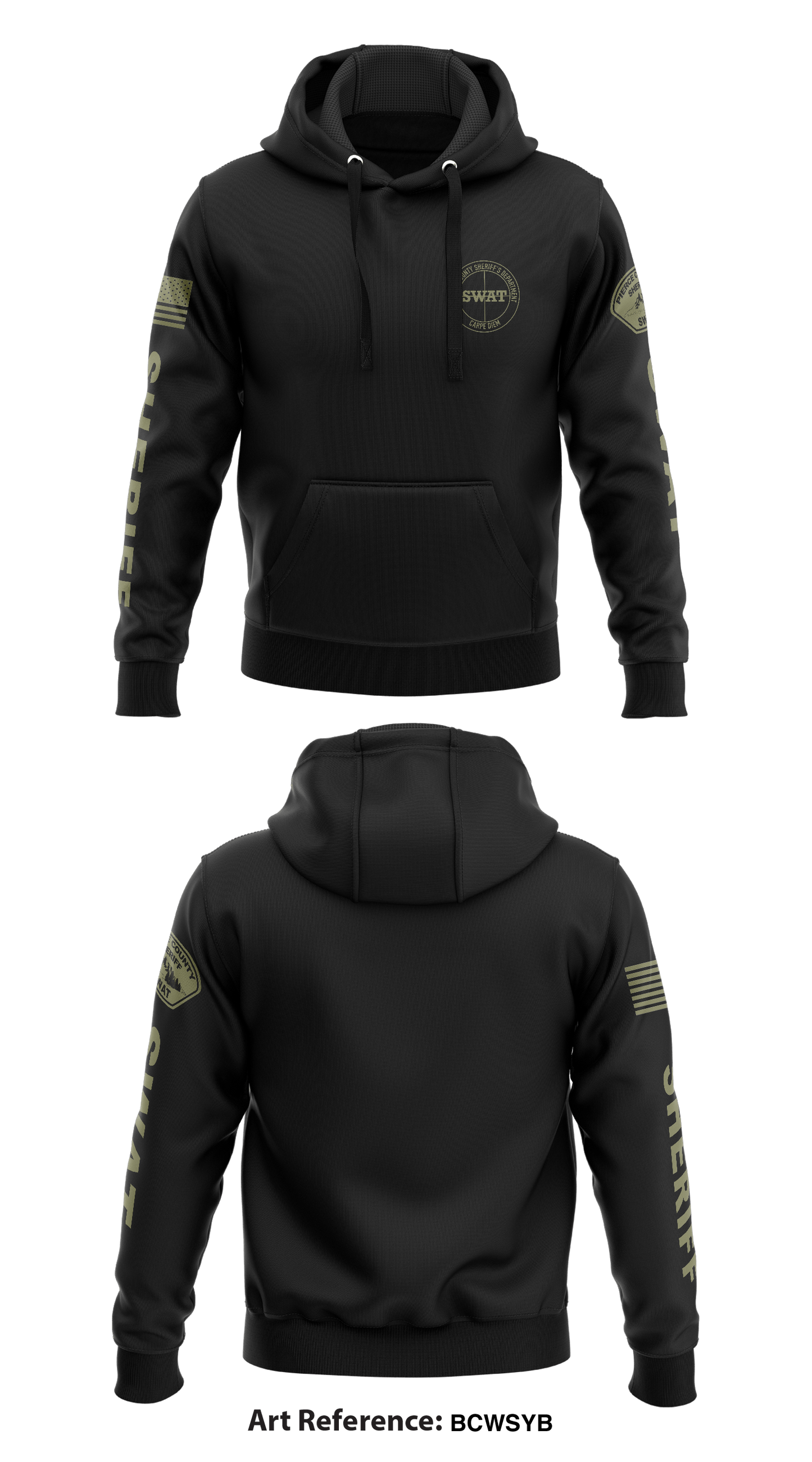 PCSD SWAT Store 1  Core Men's Hooded Performance Sweatshirt - bcWSyB