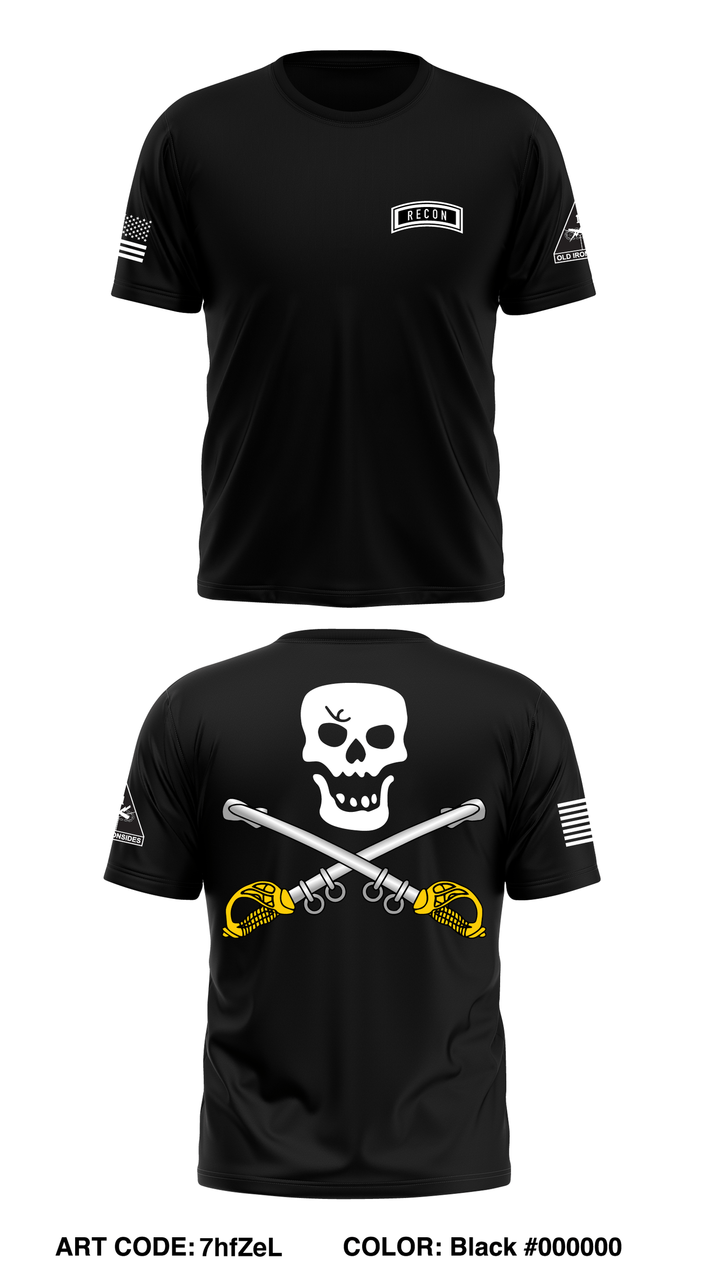 Scout Platoon, 1st Battalion, 37th Armor Regiment Store 1 Core Men's SS Performance Tee - 7hfZeL
