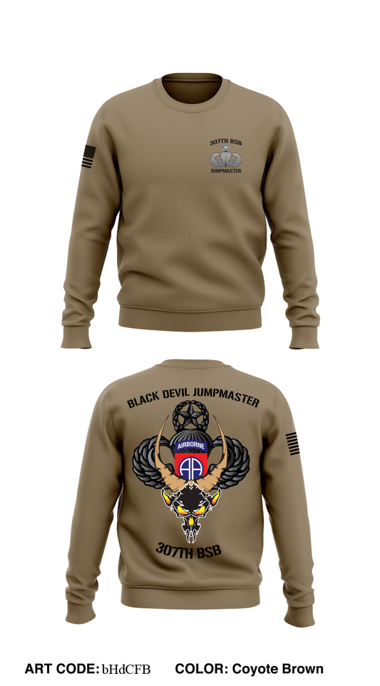 307th BSB, 1 BCT, 82 ABN DIV Store 1 Core Men's Crewneck Performance Sweatshirt - bHdCFB