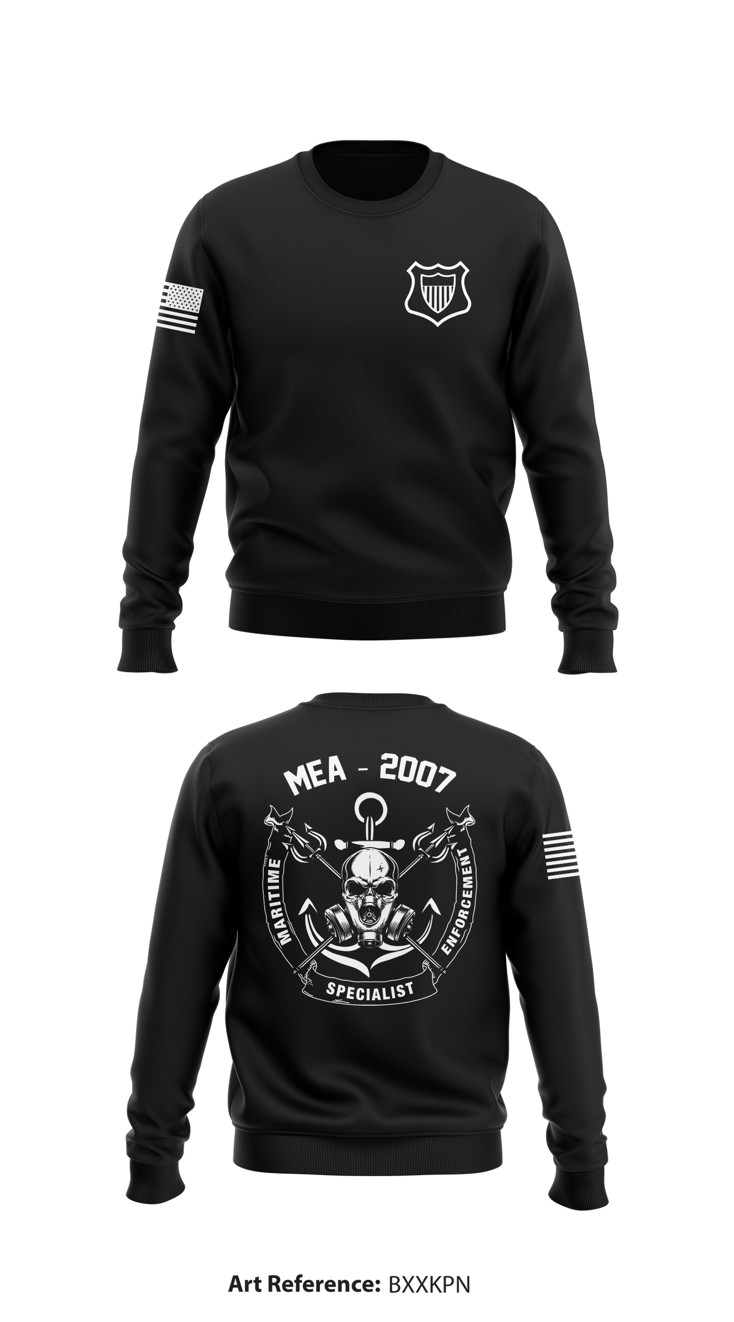 ME A school 2007 Core Men's Crewneck Performance Sweatshirt - BxXKpn