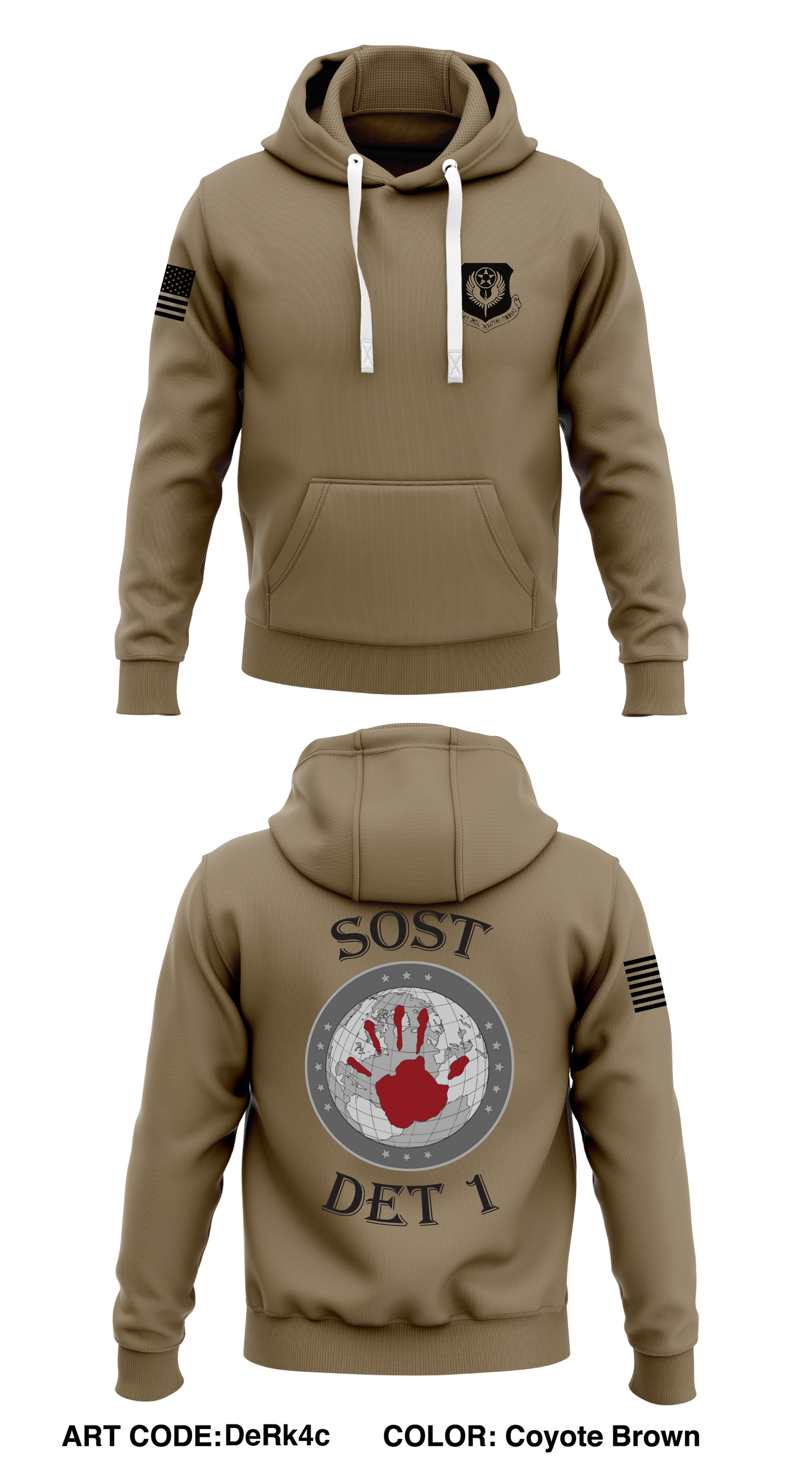 SOST DET 1 Store 1  Core Men's Hooded Performance Sweatshirt - DeRk4c