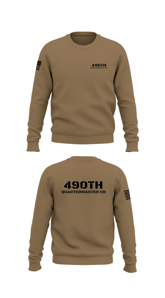 490th Quartermaster Co Store 1 Core Men's Crewneck Performance Sweatshirt - 31495540025