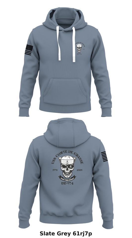 DD-974 Crew Store 1  Core Men's Hooded Performance Sweatshirt - 61rj7p