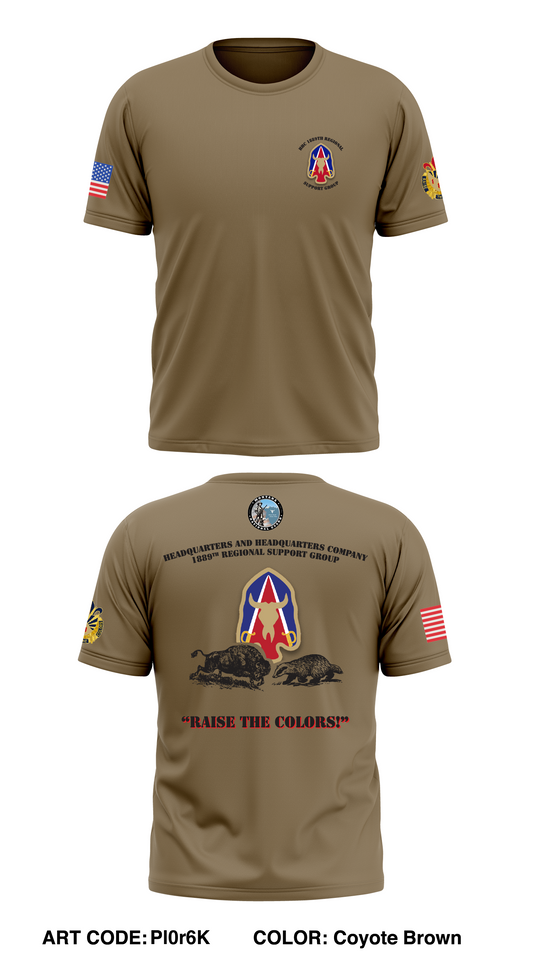 HHC, 1889th RSG Store 1 Core Men's SS Performance Tee - Pl0r6K