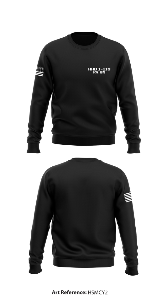HHB 1-113 FA BN Store 1 Core Men's Crewneck Performance Sweatshirt - hsMCY2