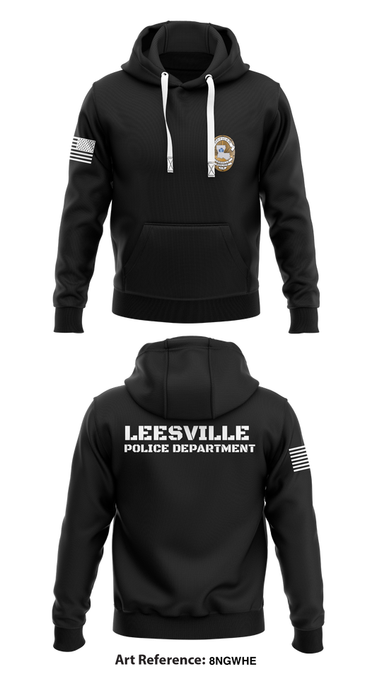 Leesville Police Department  Store 1  Core Men's Hooded Performance Sweatshirt - 8NgWHE