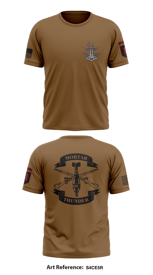 Thunder Platoon Store 1 Core Men's SS Performance Tee - S4Ce5r