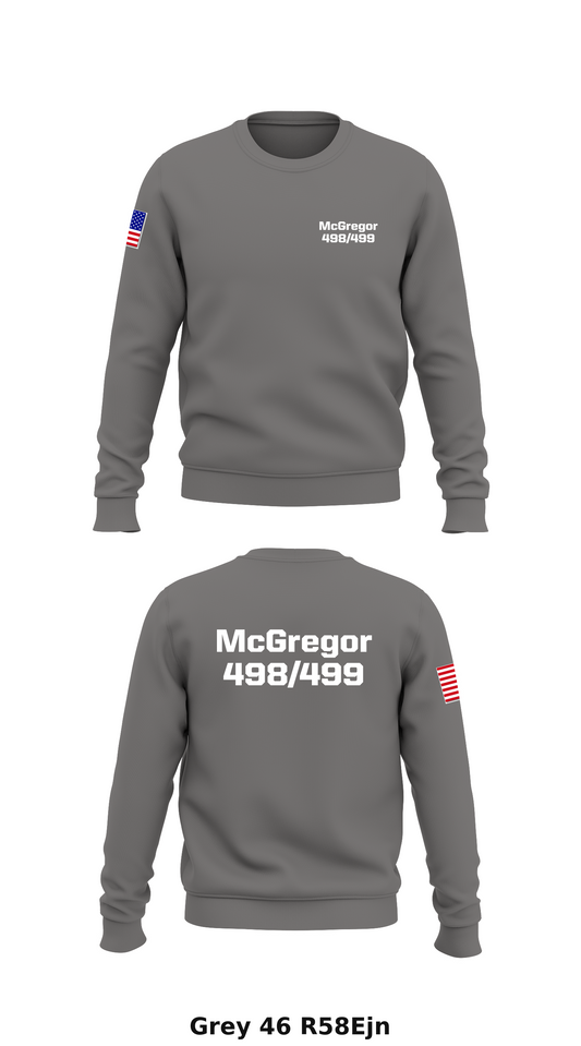 McGregor 498/499 Store 1 Core Men's Crewneck Performance Sweatshirt - R58Ejn