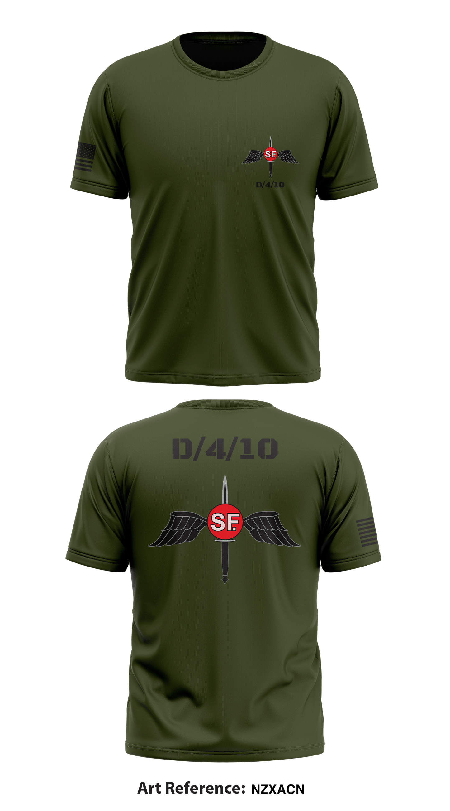 D/4/10 Store 1 Core Men's SS Performance Tee - NZxAcN