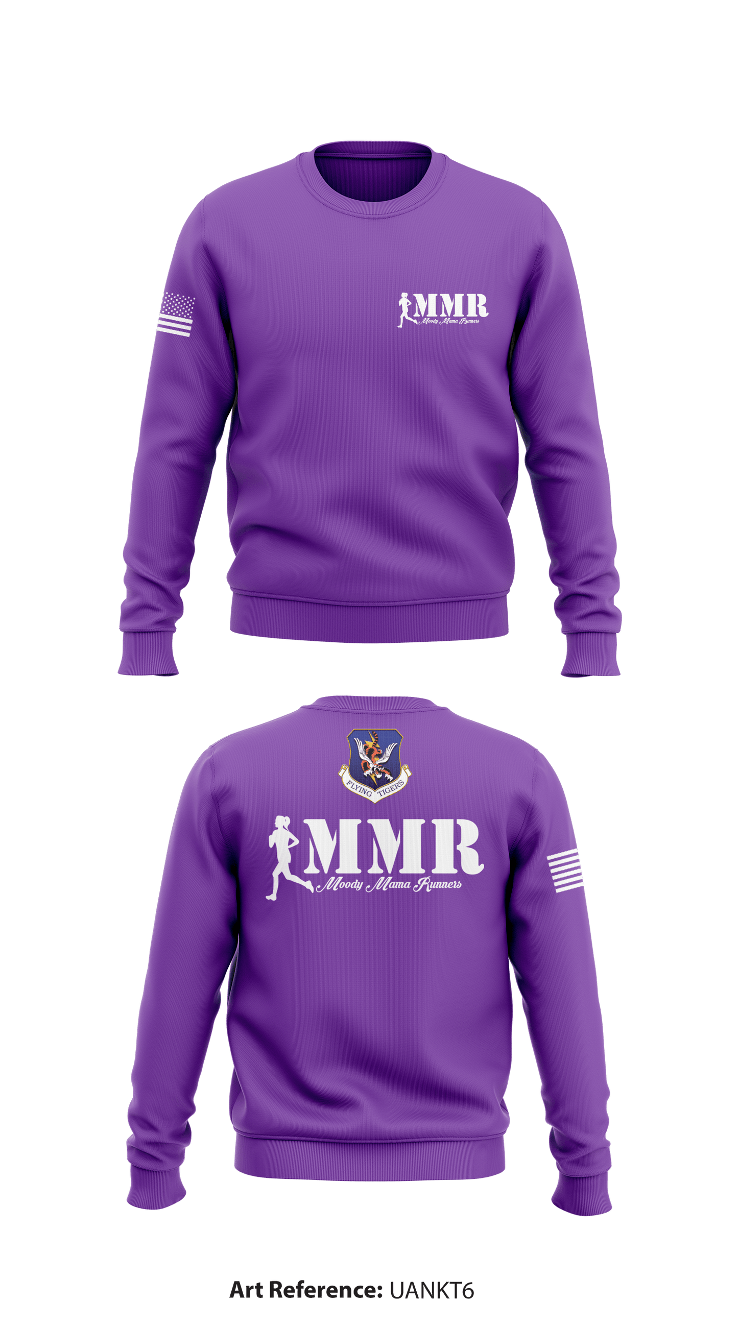 Moody Mama Runners Store 1 Core Men's Crewneck Performance Sweatshirt - UankT6