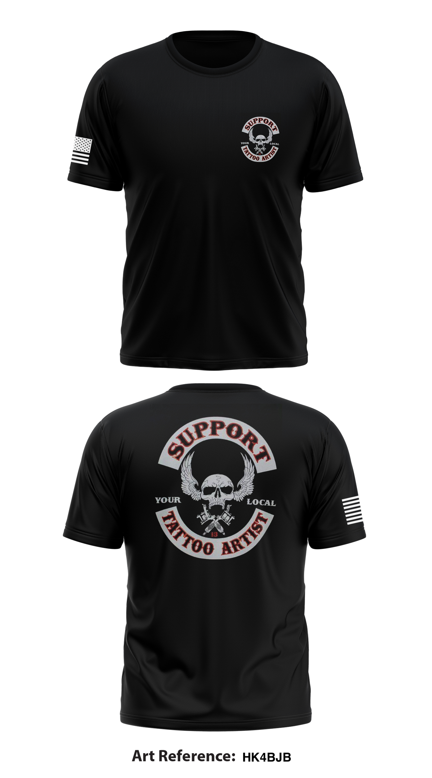 Support Tattoo Store 1 Core Men's SS Performance Tee - HK4bjB