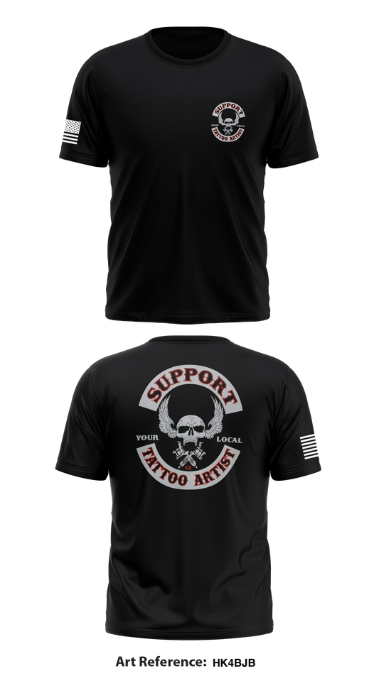 Support Tattoo Store 1 Core Men's SS Performance Tee - HK4bjB