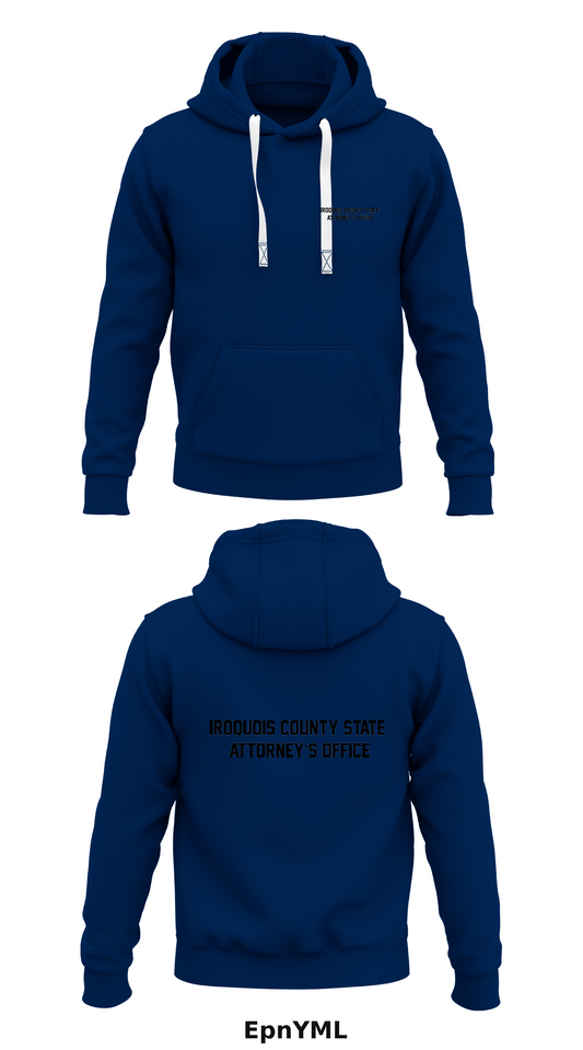 Iroquois County State���s Attorney���s Office Store 1  Core Men's Hooded Performance Sweatshirt - EpnYML