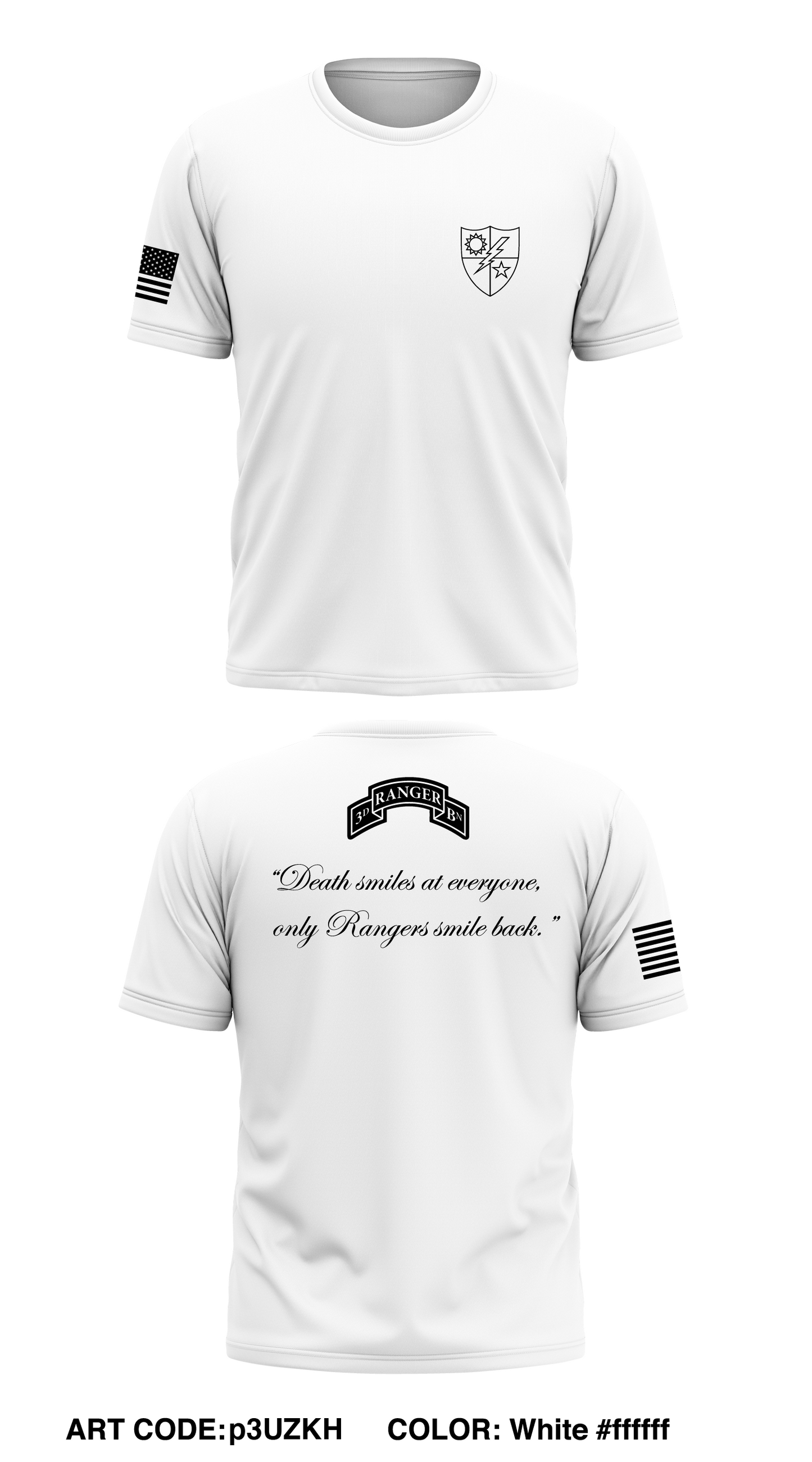 3rd Ranger Batt Store 1 Core Men's SS Performance Tee - p3UZKH