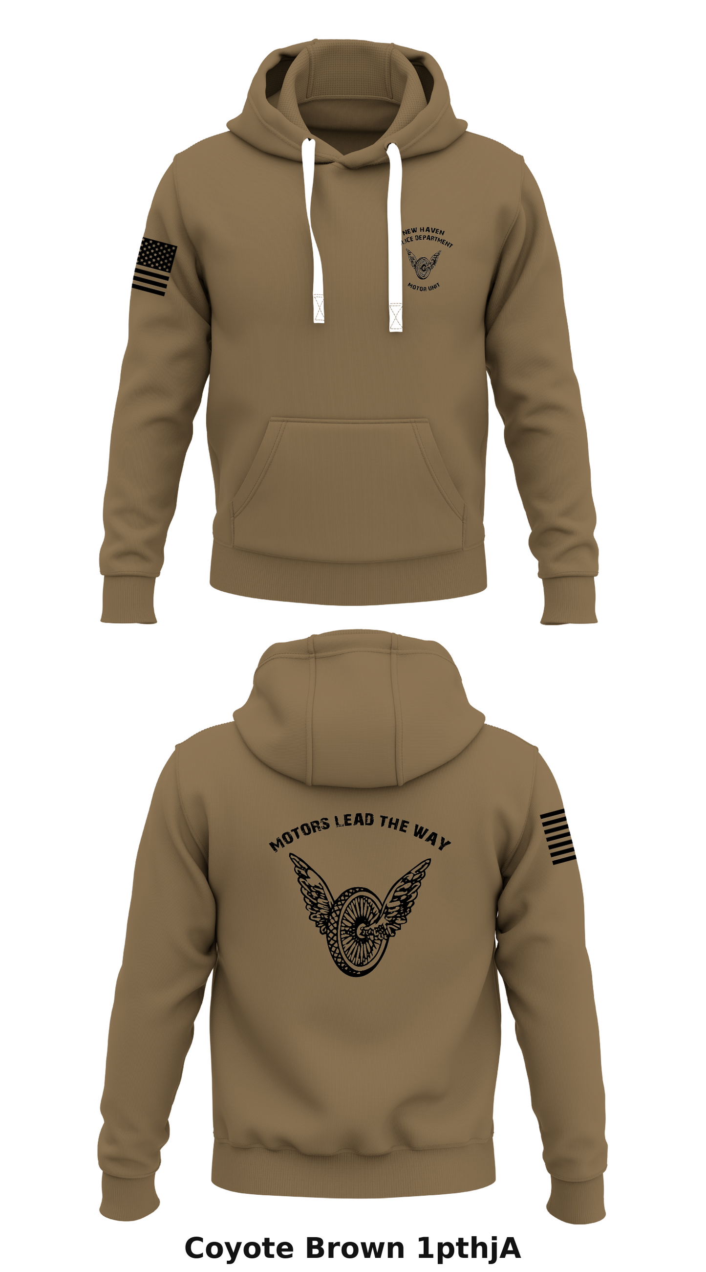 New Haven Police Motor Unit Store 1  Core Men's Hooded Performance Sweatshirt - 1pthjA