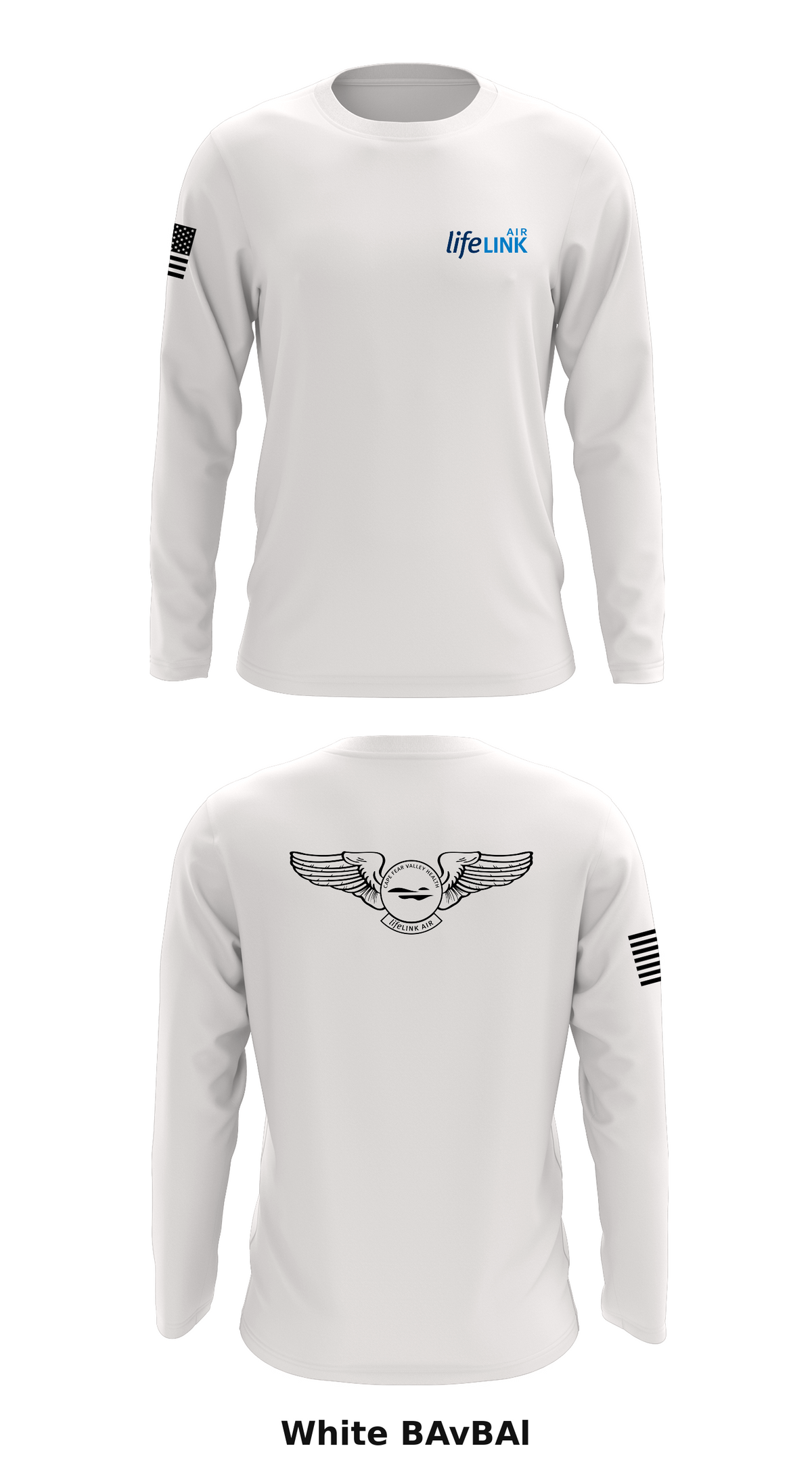LifeLINK AIR  Store 1 Core Men's LS Performance Tee - BAvBAl