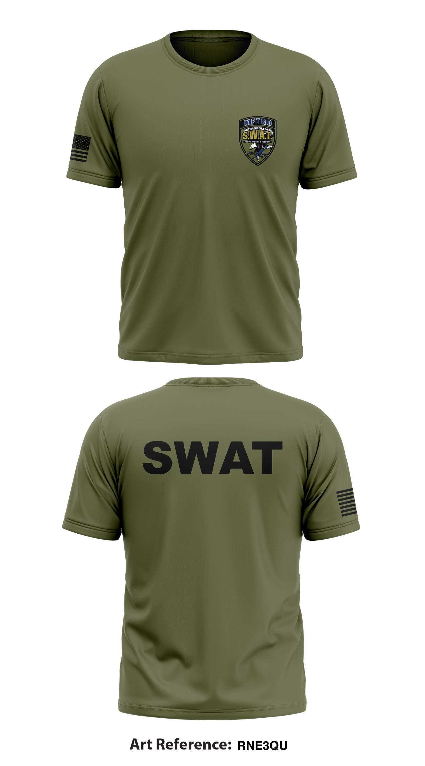 Metro SWAT Store 1 Core Men's SS Performance Tee - rne3qu