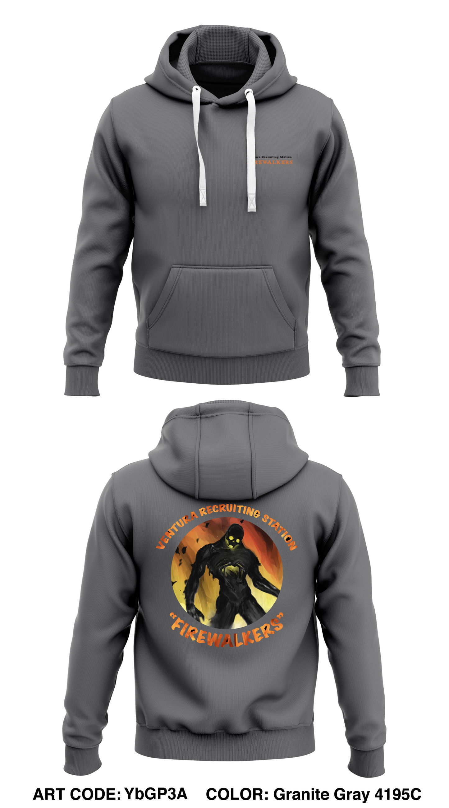 Ventura Recruiting Station Store 1  Core Men's Hooded Performance Sweatshirt - YbGP3A