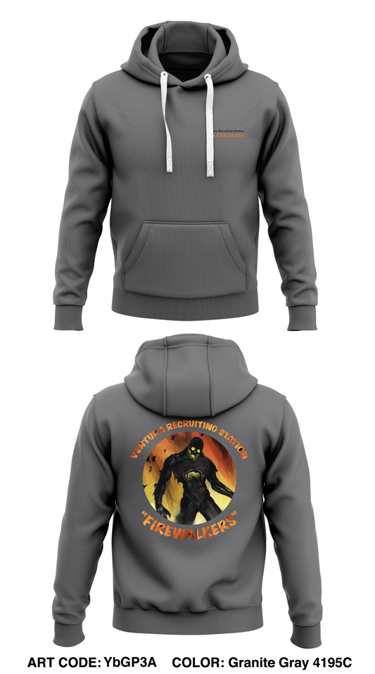 Ventura Recruiting Station Store 1  Core Men's Hooded Performance Sweatshirt - YbGP3A