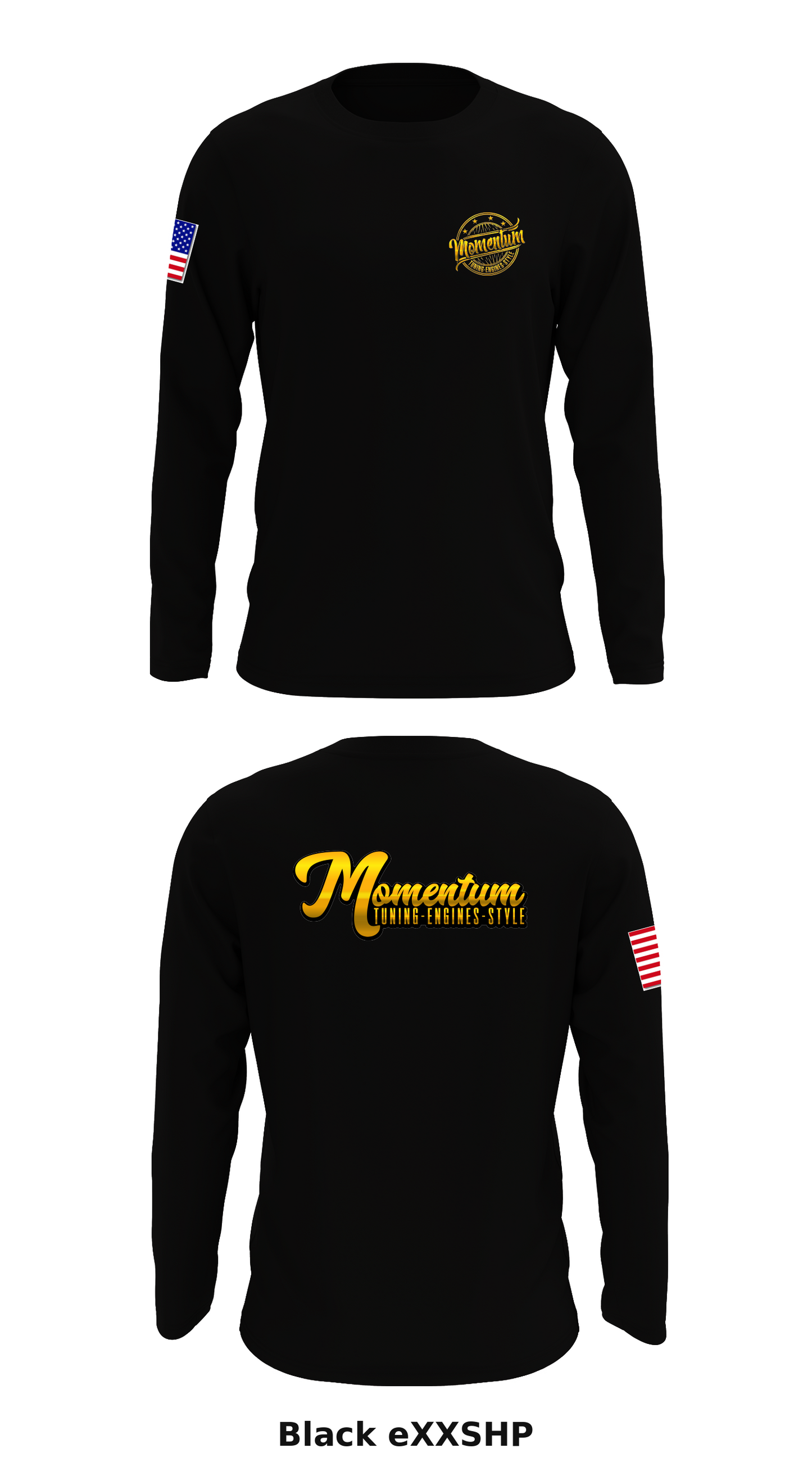 Momentum Store 1 Core Men's LS Performance Tee - eXXSHP