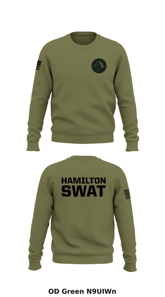 HAMILTON SWAT Store 1 Core Men's Crewneck Performance Sweatshirt - N9UIWn