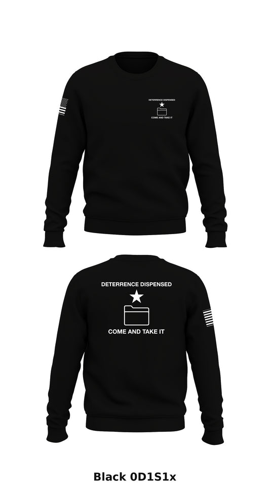 Deterrence Dispensed Store 1 Core Men's Crewneck Performance Sweatshirt - 0D1S1x