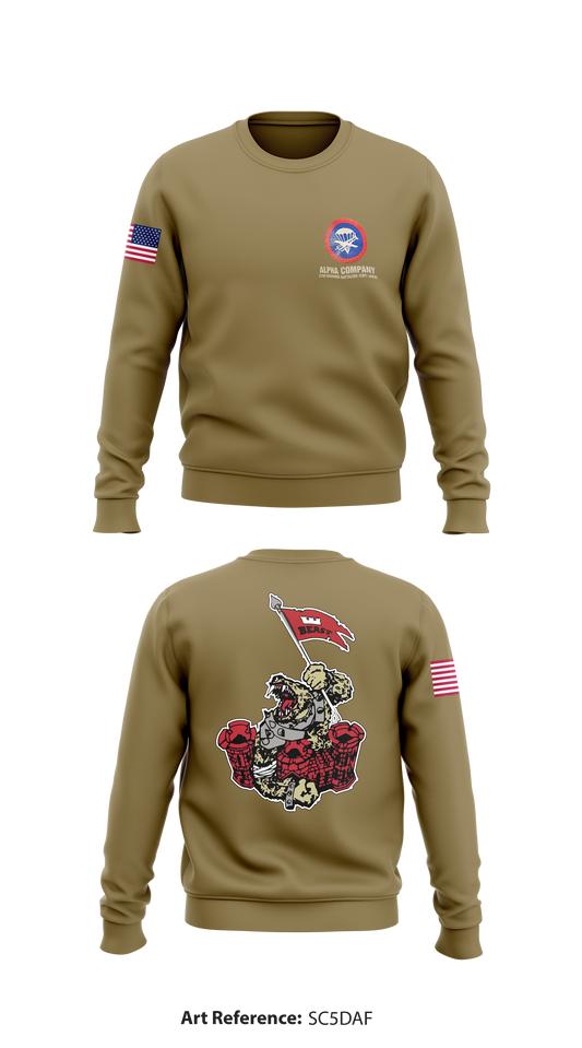 A Co 37th BEB Store 1 Core Men's Crewneck Performance Sweatshirt - Sc5DAF