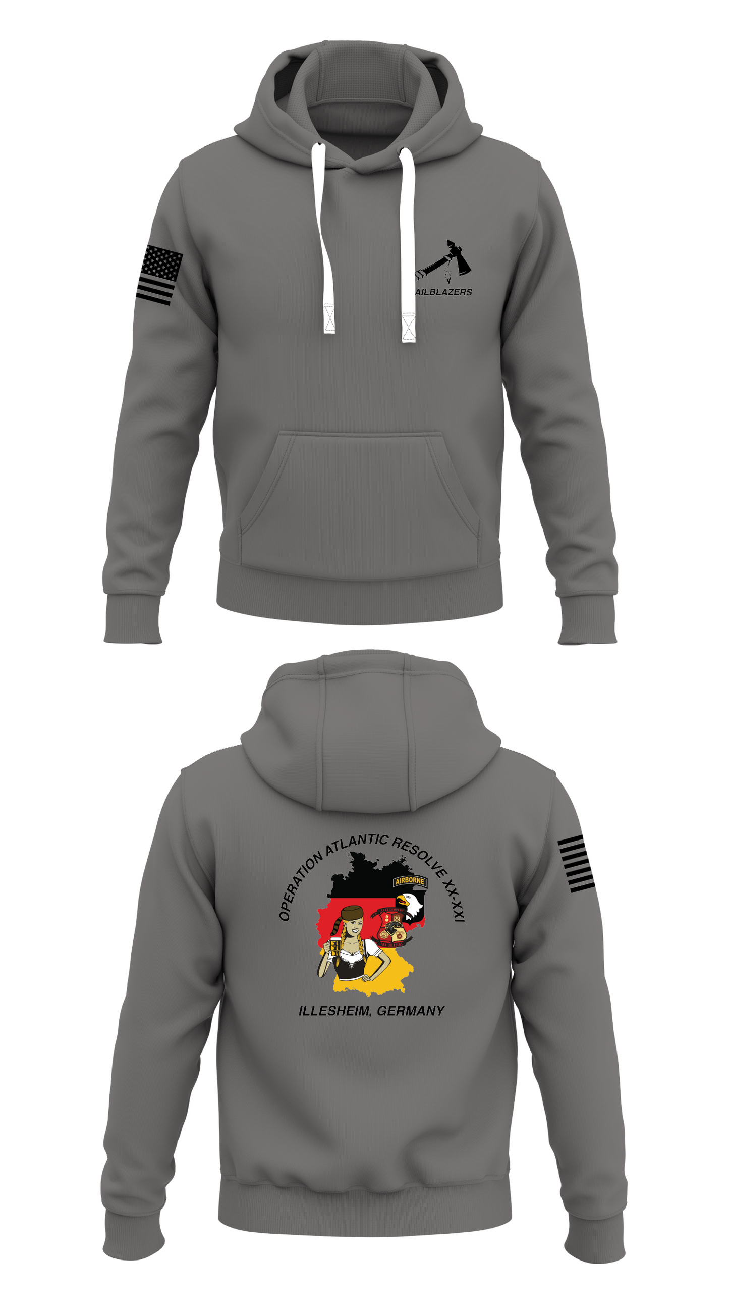 E Co. 6-11st AVN REGT Store 1  Core Men's Hooded Performance Sweatshirt - 95452111852