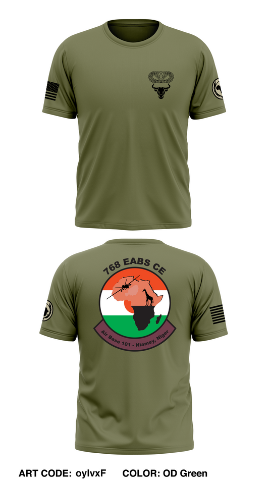 768th EABS CE Store 1 Core Men's SS Performance Tee - oylvxF