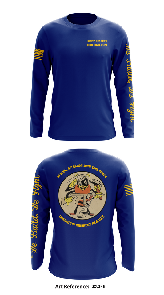 CBMU393 Store 1 Core Men's LS Performance Tee - 2CuZnB