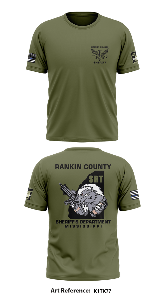 Rankin County Sheriff SRT Store 1 Core Men's SS Performance Tee - k1Tk77