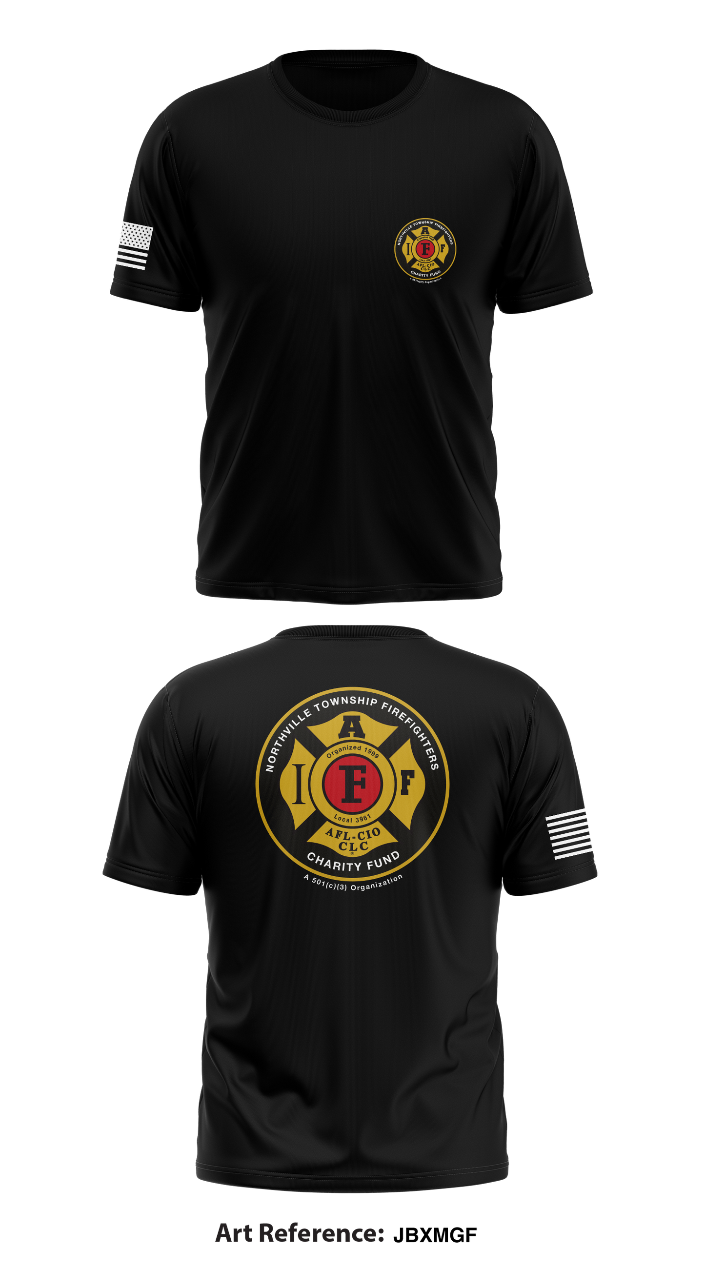 Northville Township Firefighters Charity Fund Store 1 Core Men's SS Performance Tee - JbxmGf