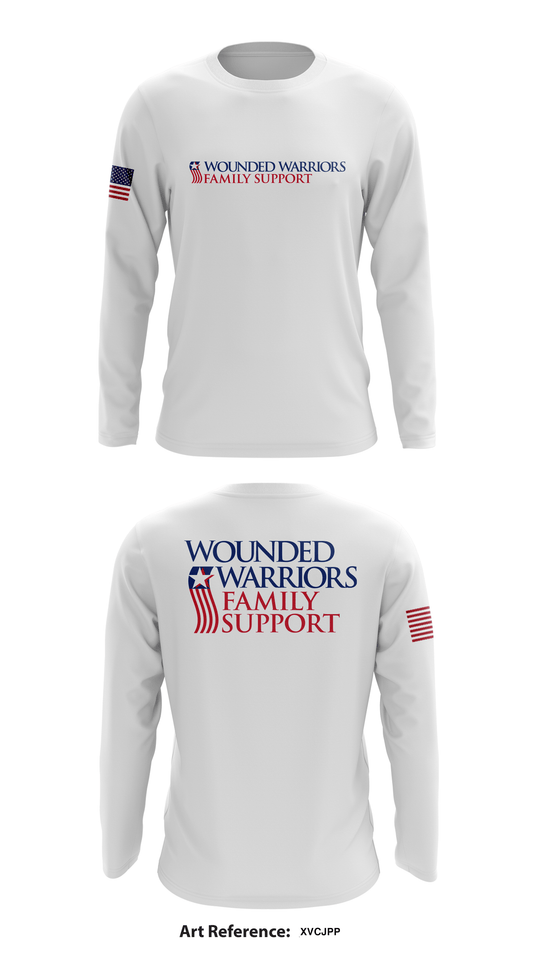 Wounded Warriors Family Support Store 1 Core Men's LS Performance Tee - XvCjpp